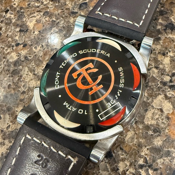 CT Scuderia chronograph Corsa Classic 012. Swiss-made. Just serviced. - Picture 8 of 8